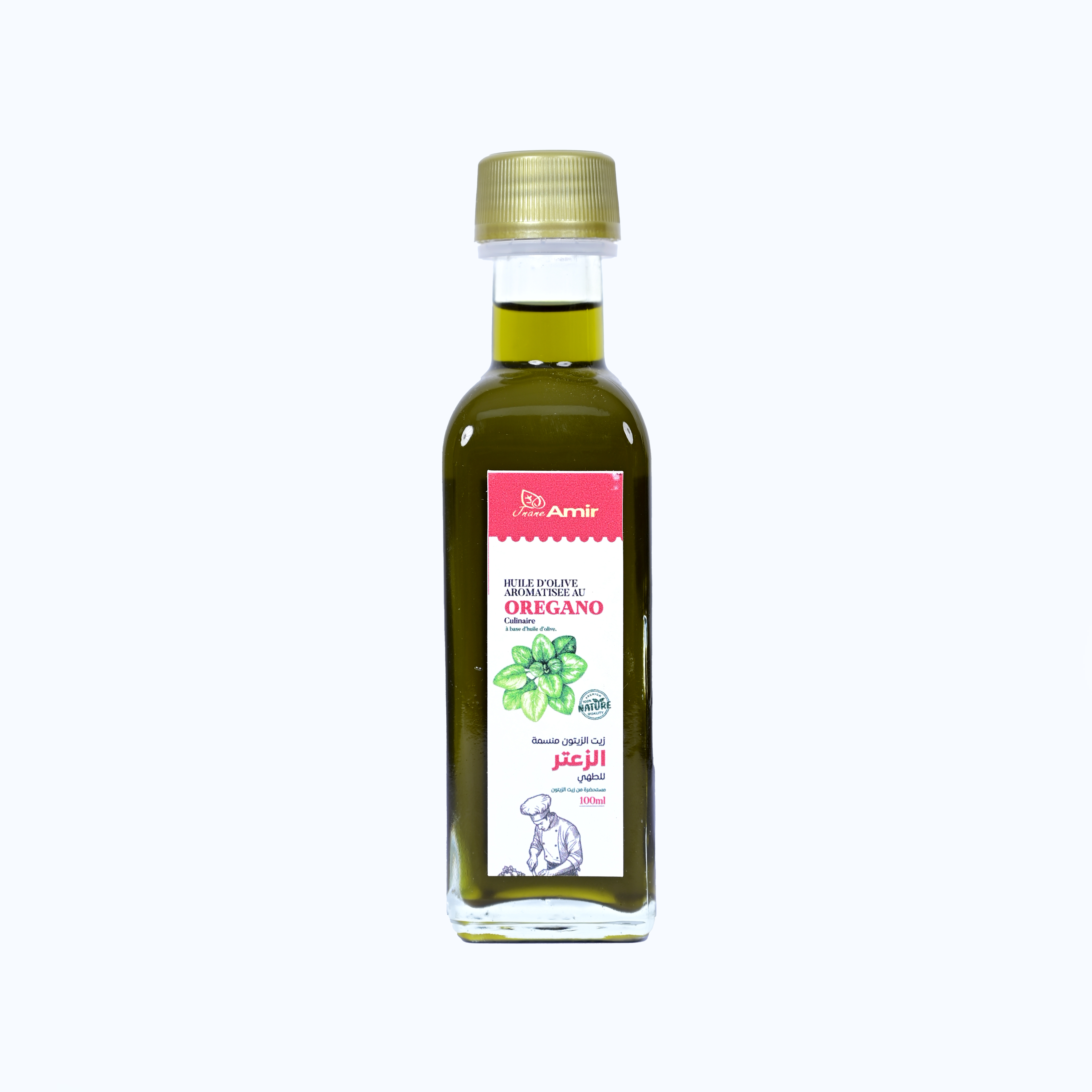 Huile Aromatisée à l'Origan à base d'Huile d'Olive Extra Vierge