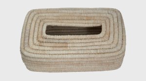 Boîte À Mouchoirs En Raphia