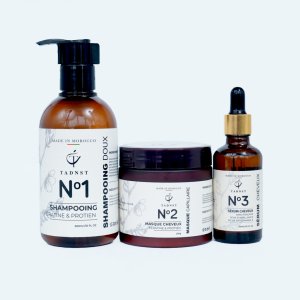 Coffret Kératine Pour Cheveux : Shampooing + Masque + Sérum